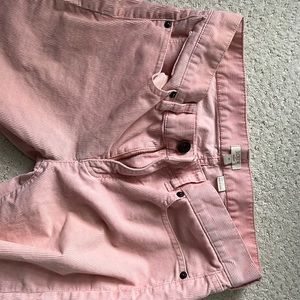 j crew corduroy pants peachy pink